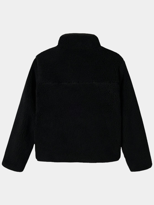 Veste sherpa mattia noir enfant - Name It