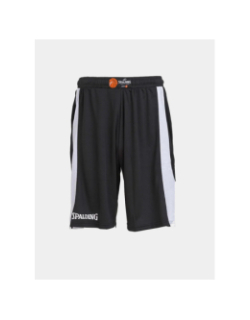 Short de basketball jam noir et blanc enfant - Spalding
