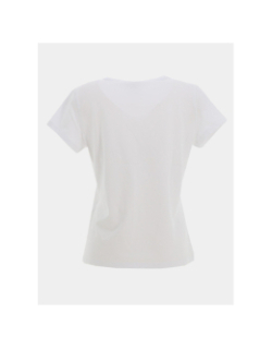 T-shirt uni serima bisous blanc femme - Pieces