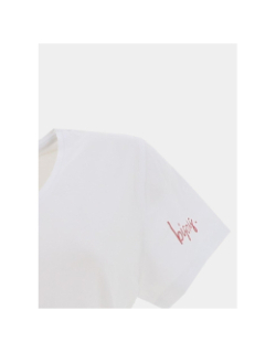 T-shirt uni serima bisous blanc femme - Pieces