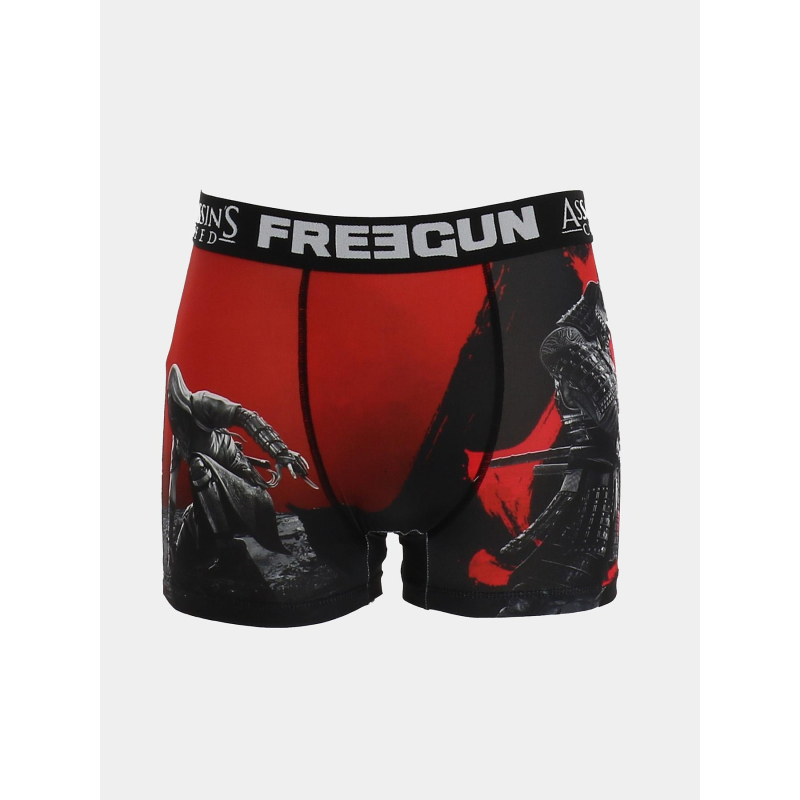 Boxer en microfibre ac shadows rouge homme - Freegun
