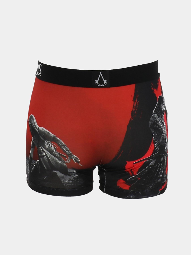 Boxer en microfibre ac shadows rouge homme - Freegun