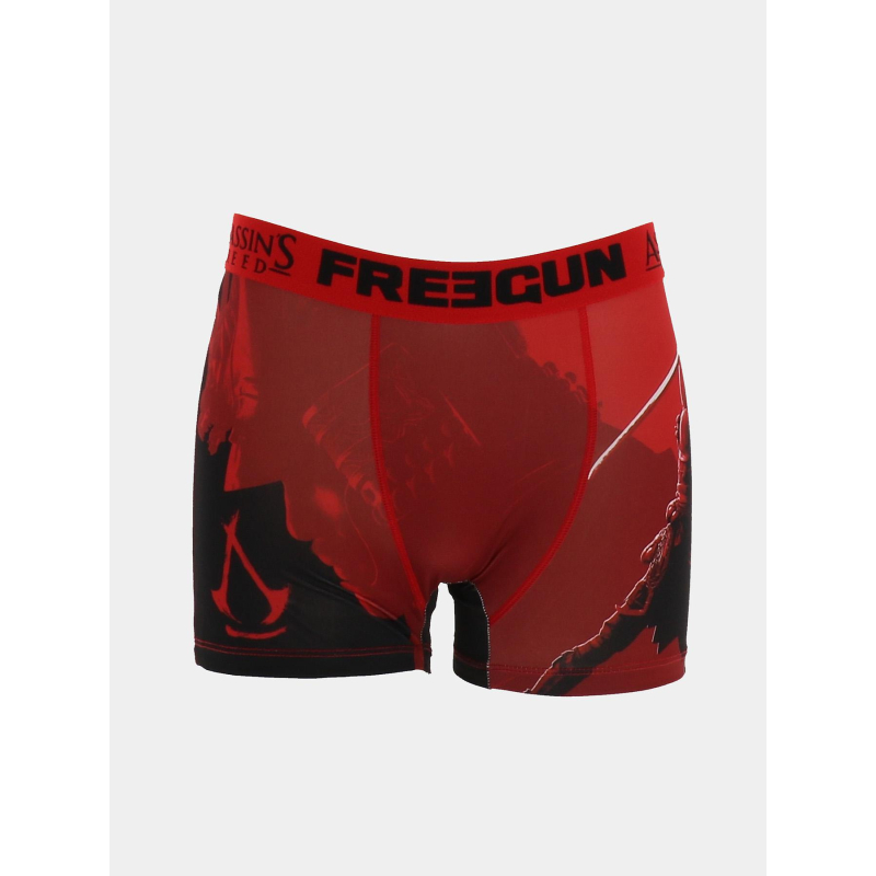 Boxer en microfibre ac shadows naoe rouge homme - Freegun