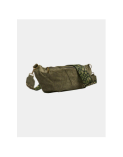 Sac banane velours côtelé nenny kaki femme - Pieces