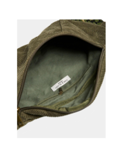 Sac banane velours côtelé nenny kaki femme - Pieces