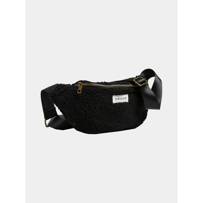 Sac banane teddy nala noir femme - Pieces