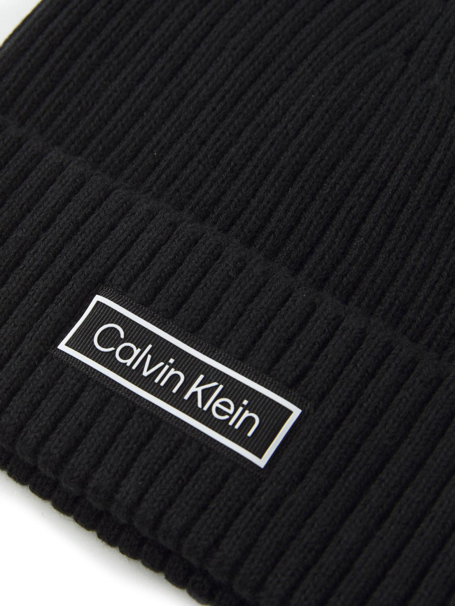 Bonnet patch chunky noir - Calvin Klein
