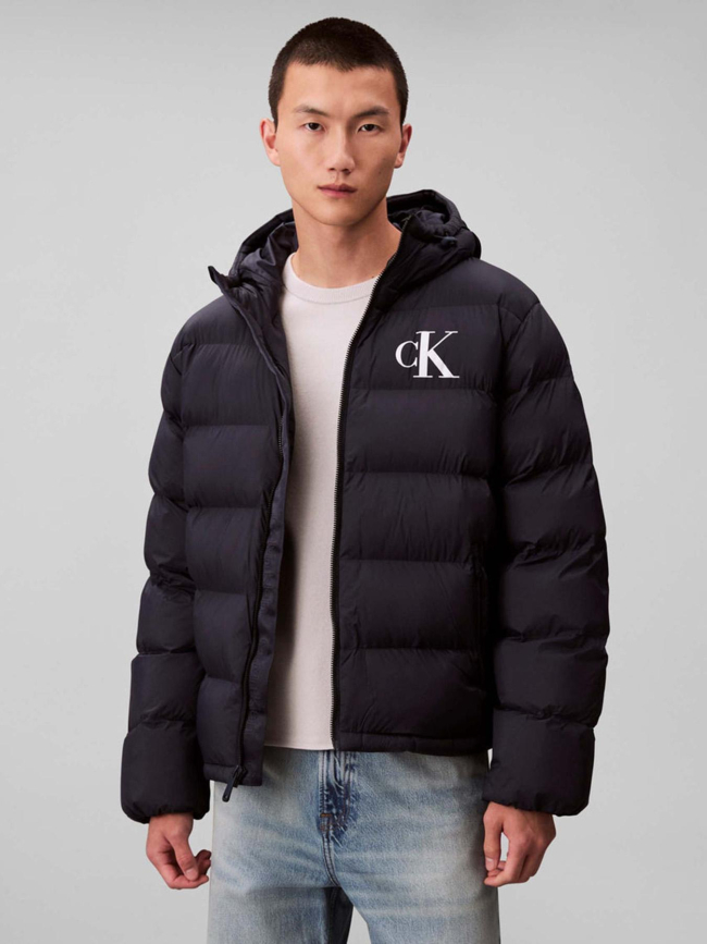 Doudoune monogram noir homme - Calvin Klein Jeans