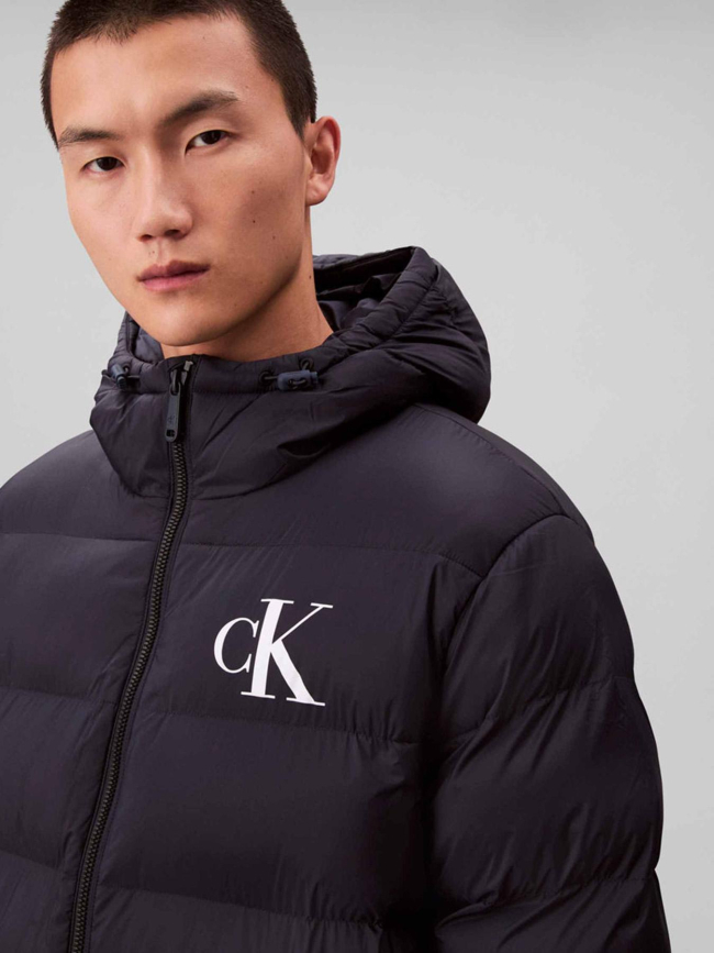 Doudoune monogram noir homme - Calvin Klein Jeans