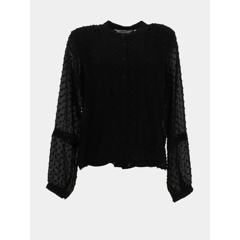 Chemisier melia dobby noir femme - Only