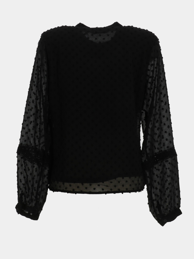 Chemisier melia dobby noir femme - Only