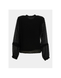 Chemisier melia dobby noir femme - Only