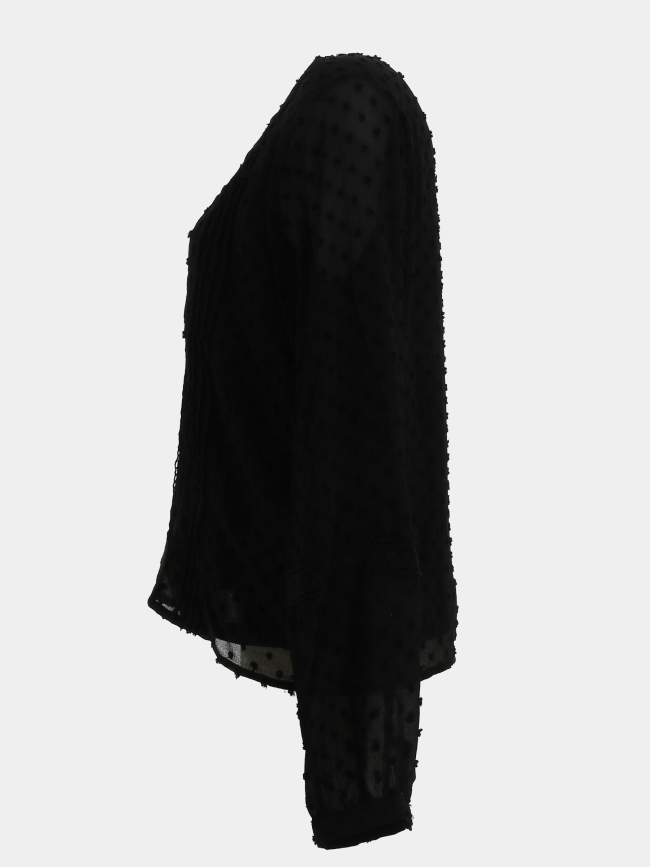 Chemisier melia dobby noir femme - Only