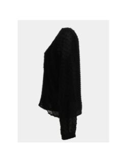 Chemisier melia dobby noir femme - Only