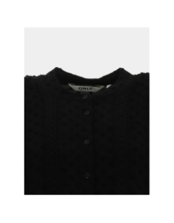 Chemisier melia dobby noir femme - Only