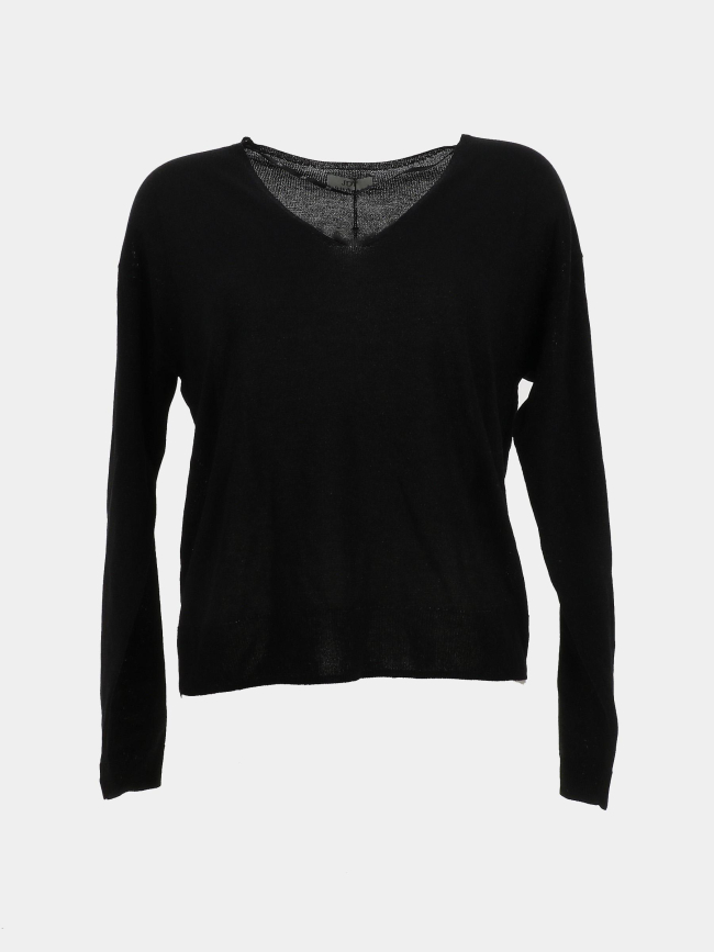 Pull fin brillant à col v jdybodilla noir femme - JDY