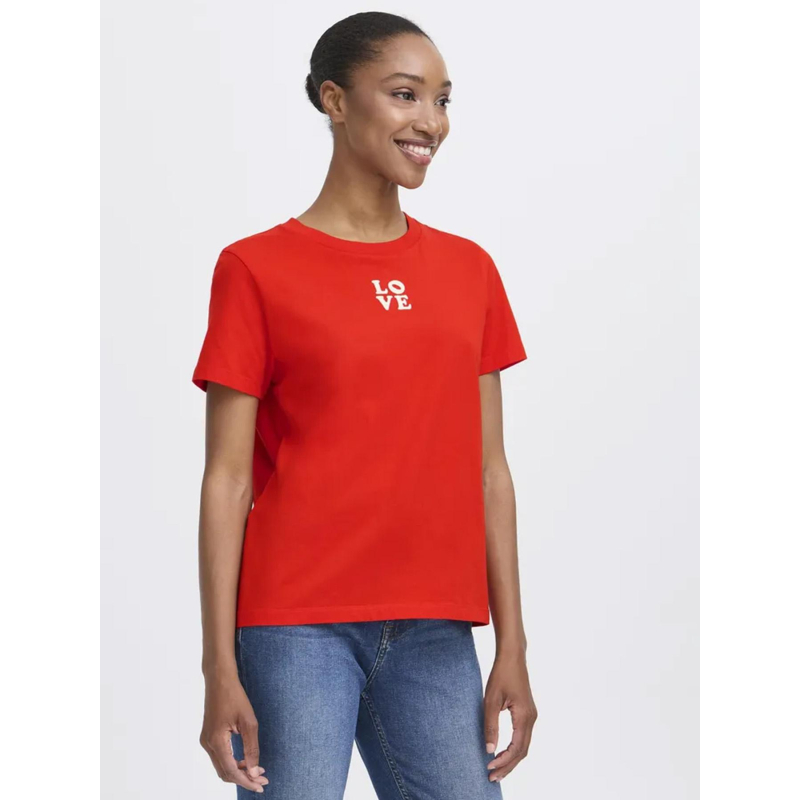 T-shirt camino love rouge femme - Ichi