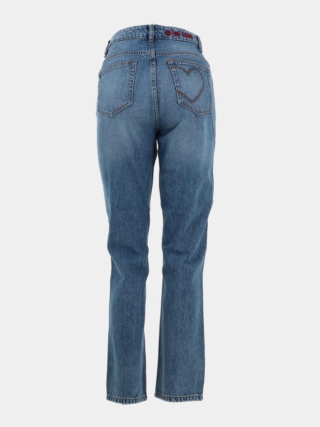 Jean droit ihbauve bleu femme - Ichi