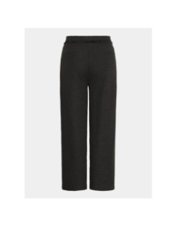 Pantalon texturé kate fringe noir femme - Ichi