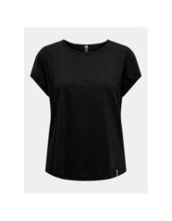 T-shirt de sport loose fit onpaub-jyx noir femme - Only