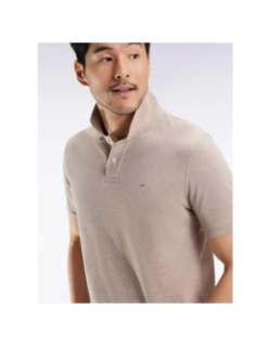 Polo uni chiné anatolia beige homme - Eden Park