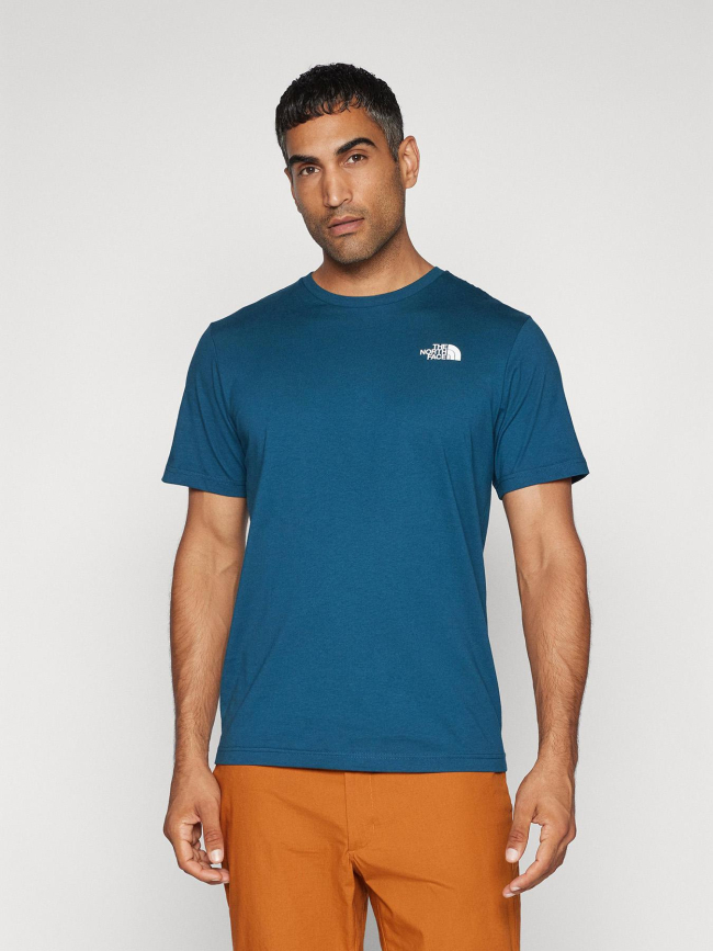 T-shirt box uni bleu homme - The North Face