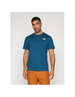 T-shirt box uni bleu homme - The North Face