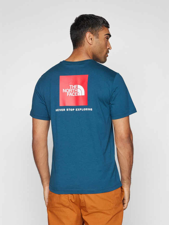 T-shirt box uni bleu homme - The North Face