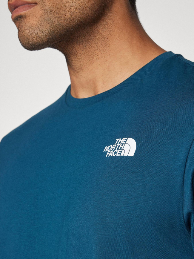 T-shirt box uni bleu homme - The North Face
