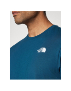 T-shirt box uni bleu homme - The North Face
