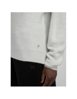 Pull col v effet pailleté rachel blanc femme - Teddy Smith