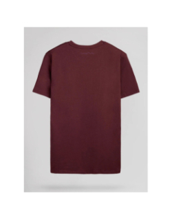 T-shirt the tee 1 bordeaux homme - Teddy Smith