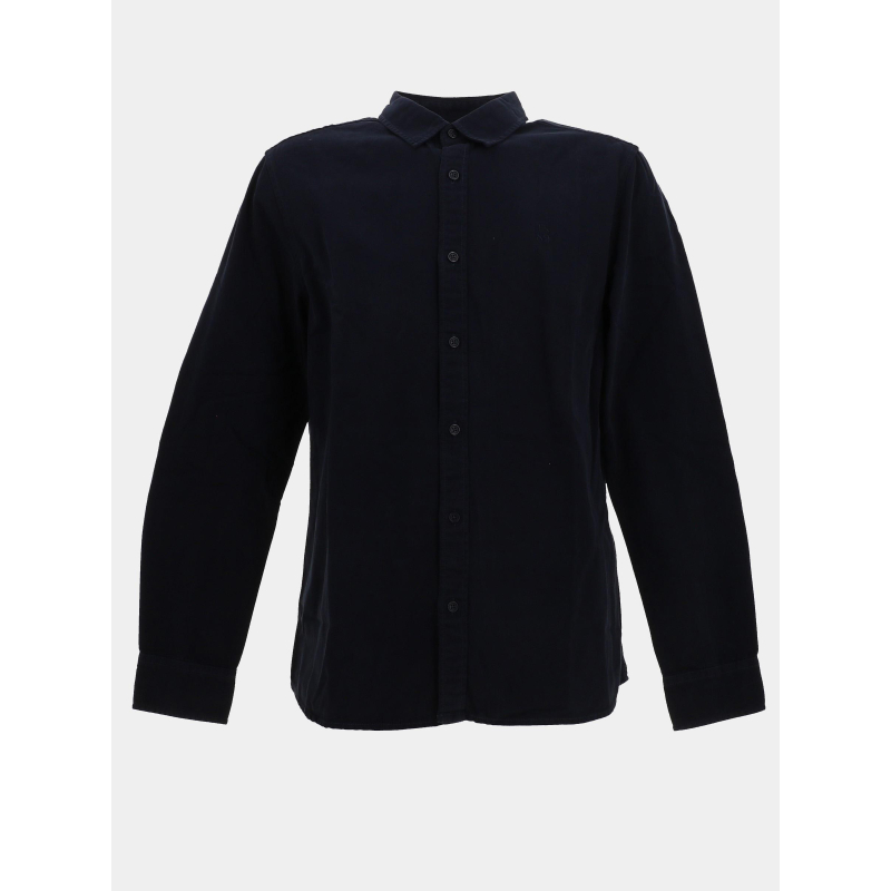 Chemise manches longues rick bleu marine homme - Teddy Smith