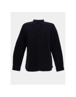 Chemise manches longues rick bleu marine homme - Teddy Smith