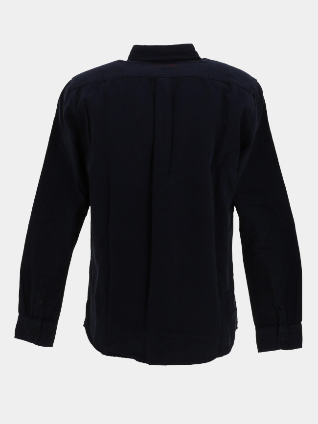 Chemise manches longues rick bleu marine homme - Teddy Smith