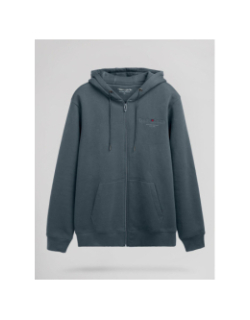 Sweat zippé giclass jim storm gris homme - Teddy Smith