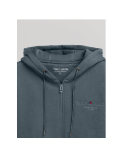 Sweat zippé giclass jim storm gris homme - Teddy Smith