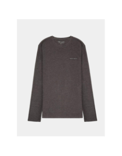 T-shirt manches longues the tee 2 gris homme - Teddy Smith