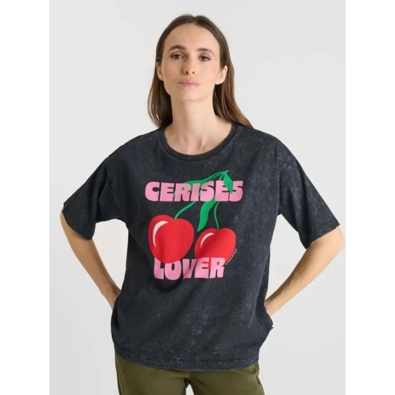 T-shirt spearsgi noir fille - Le Temps Des Cerises