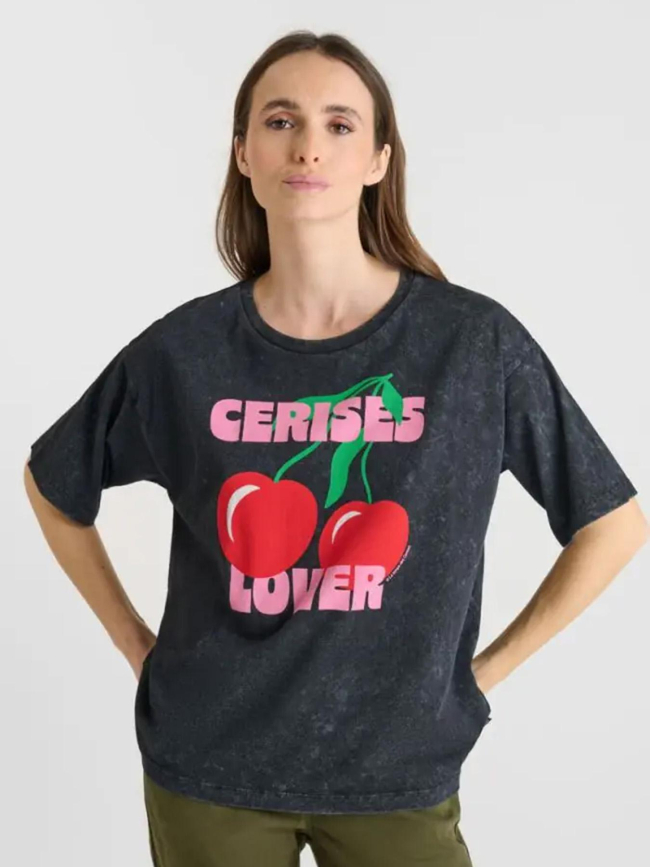 T-shirt spearsgi noir fille - Le Temps Des Cerises