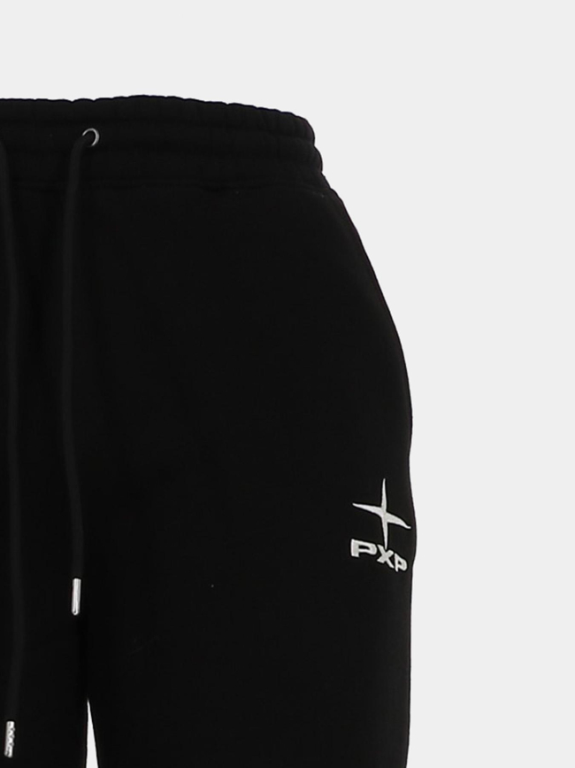 Pantalon jogging évasé logo polaris brodé noir femme - Project X Paris