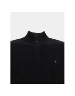 Pull col zippé flack noir homme - Benson & Cherry