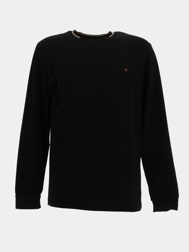 T-shirt manches longues tutin noir homme - Benson & Cherry