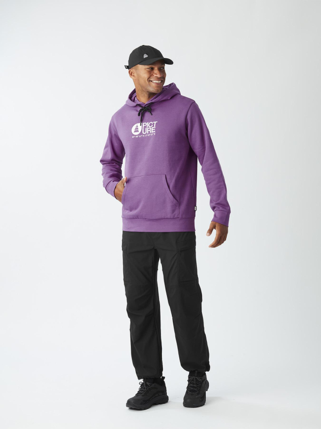 Sweat à capuche basement bright violet homme - Picture