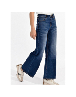 Jean large brut denim bleu femme - Molly Bracken
