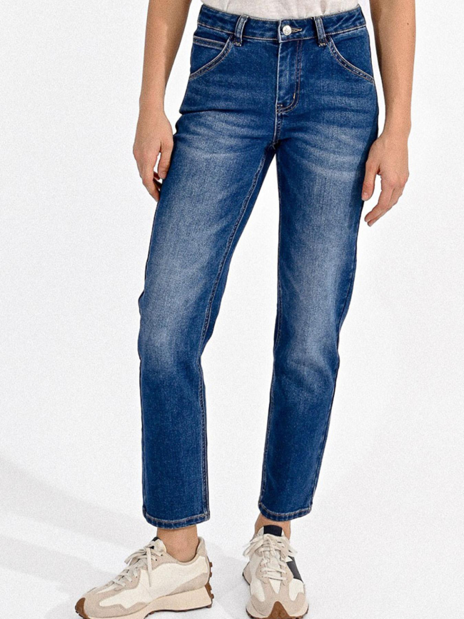 Jean droit brut denim bleu femme - Molly Bracken