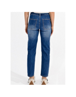 Jean droit brut denim bleu femme - Molly Bracken