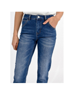 Jean droit brut denim bleu femme - Molly Bracken