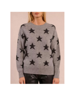 Pull étoiles pailletées gris femme - Molly Bracken