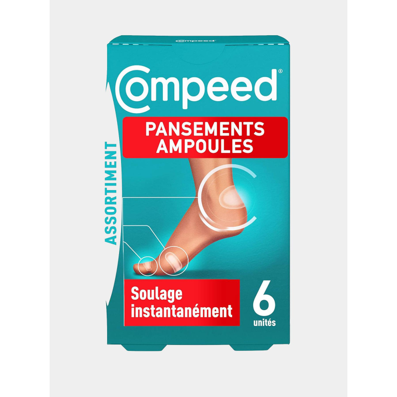 Assortiment de 6 pansements pour ampoules - Compeed